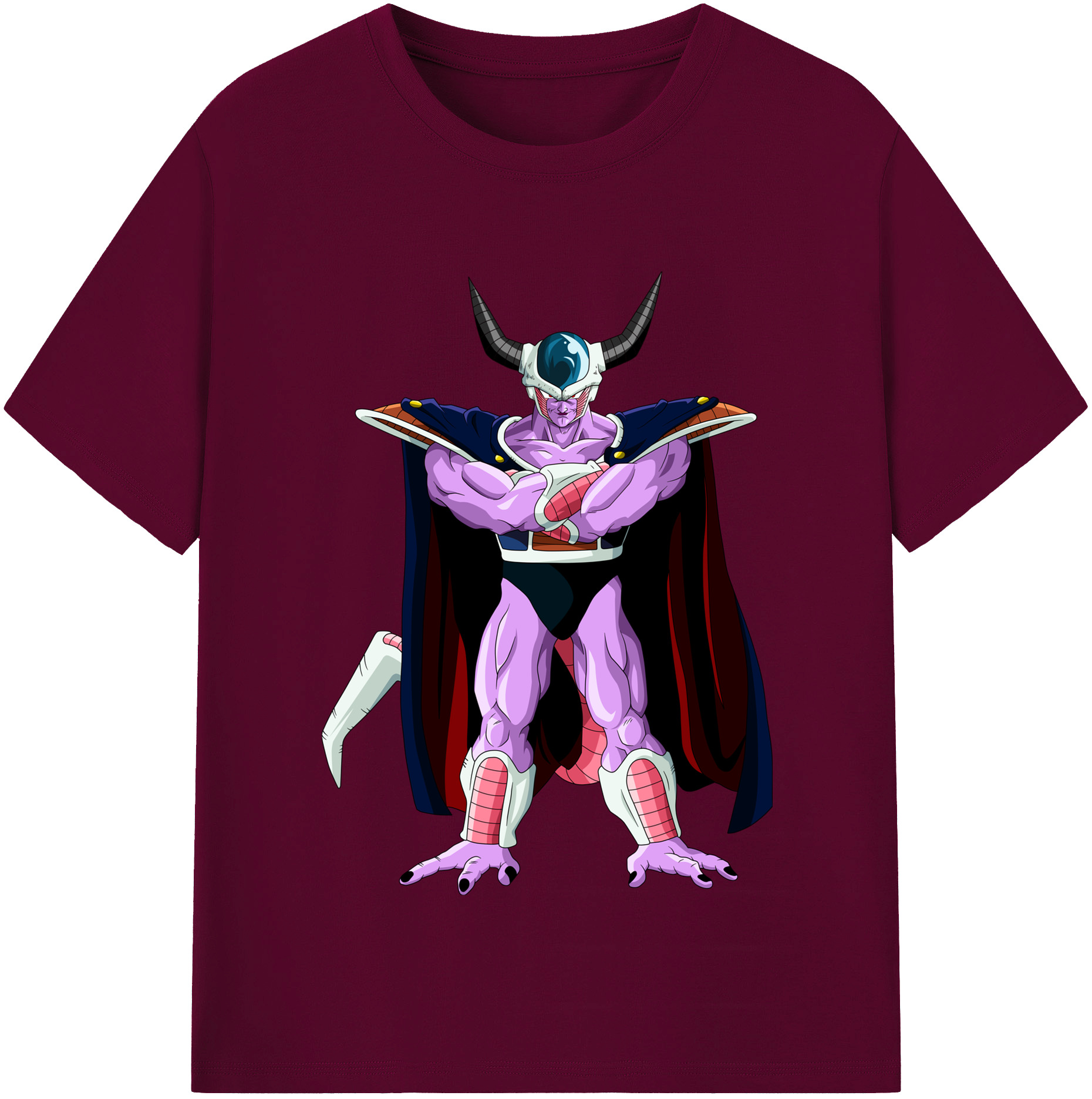 （画像用） ドラゴンボール コルド大王 DRAGON BALL King Cold レディースカジュアルプリントTシャツ（綿100％）